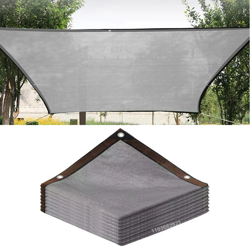 Sonnenschutznetz, Anti-Ultraviolett-Markise, Pflanzenabdeckung, Netz für den Außenbereich, Garten, Hof, Schwimmbad, Balkon, Schattentuch Image