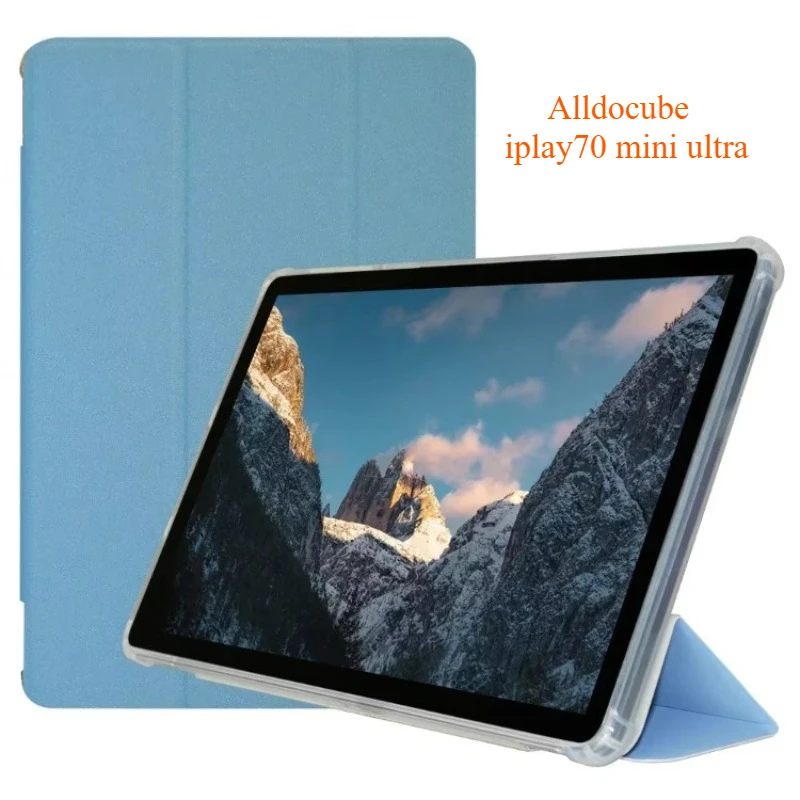 Ultradünne dreifache Standhülle für Alldocube iplay70mini Pro 8,8 Zoll Tablet, weiche TPU-Abdeckung für iplay70 mini Ultra NEUES Tablet Image