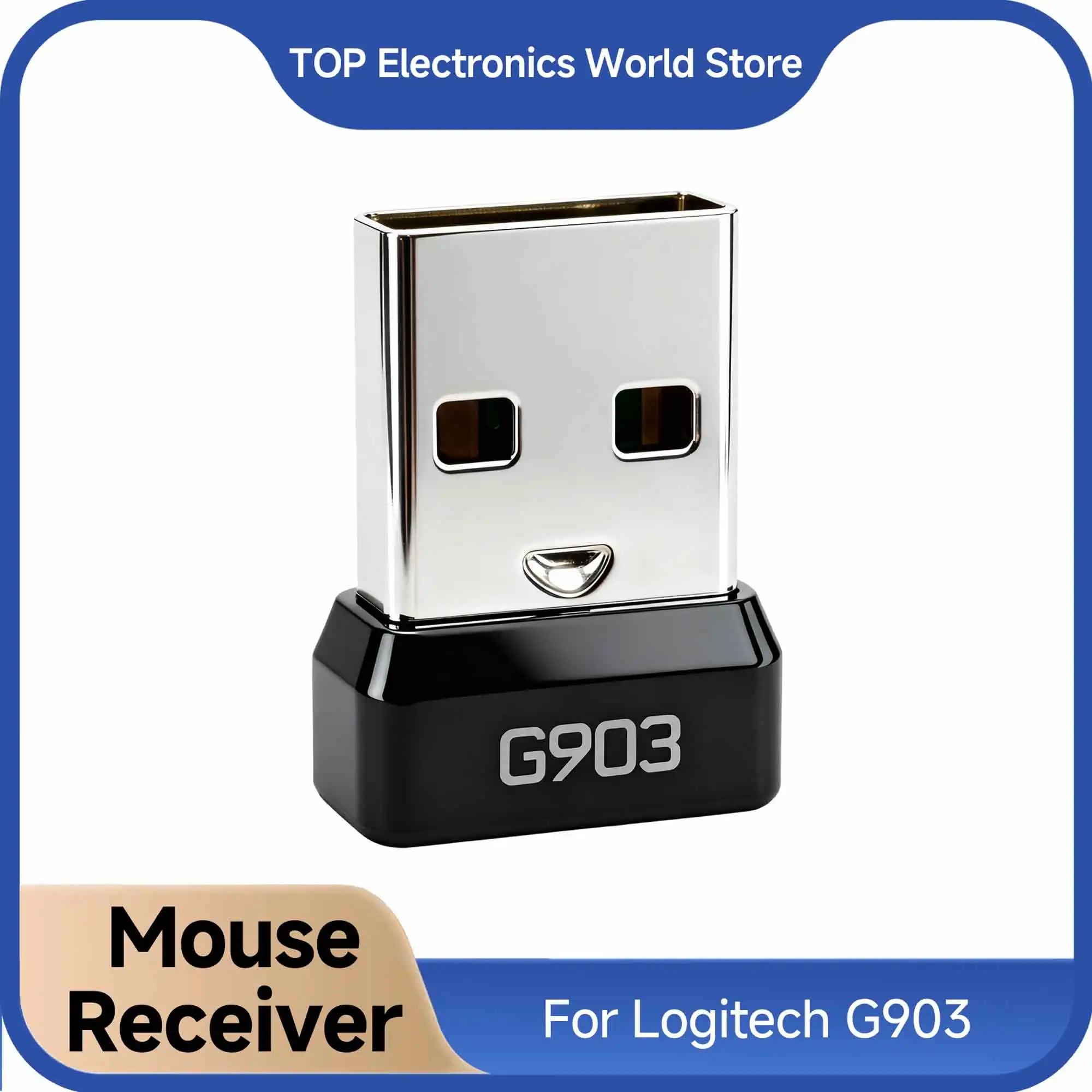 Für Logitech G903 Mausempfänger – USB-Dongle-Stecker-Adapter, Ersatzzubehör für kabellose Gaming-Maus, brandneu Image