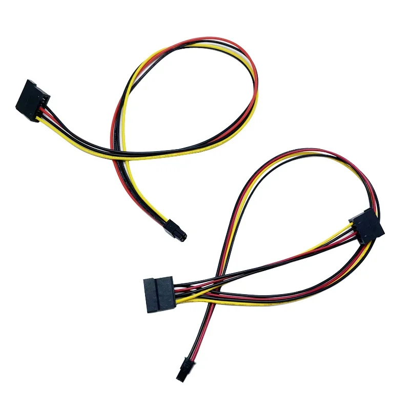 Mini 4 Pin auf 1 Port oder 2 Port SATA Adapter Festplatte Netzkabel für DELL R720 R620 R820 R630 R730 Server Kabel Ersatz Image
