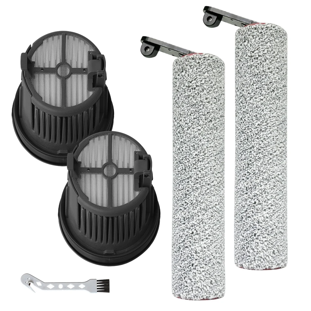 2 Bürstenrollen, 2 Filter, 1 Reinigungswerkzeug für Dreame H14 AE Waschsauger, Haushaltsreinigungszubehör Image