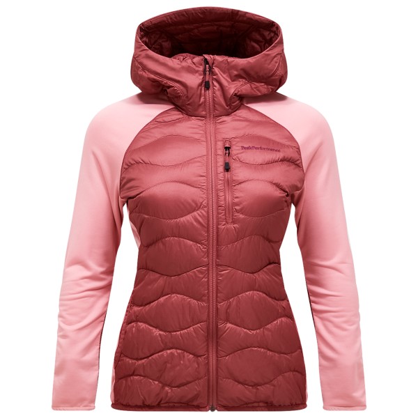 Peak Performance - Women's Helium Down Hybrid Hood - Daunenjacke Gr L rot/rosa