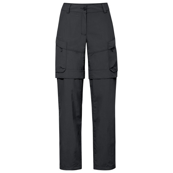 Vaude - Women's Neyland Cargo Zip Off Pants - Trekkinghose Gr 38 - Short schwarz/grau