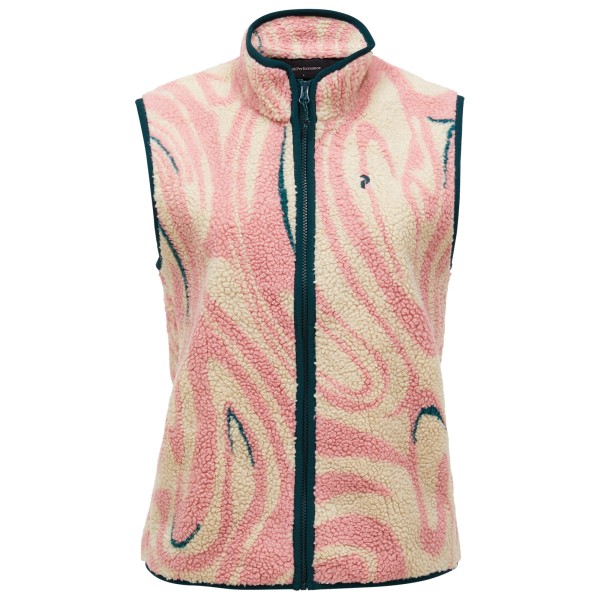 Peak Performance - Women's Graphic Pile Vest - Fleeceweste Gr XL rosa