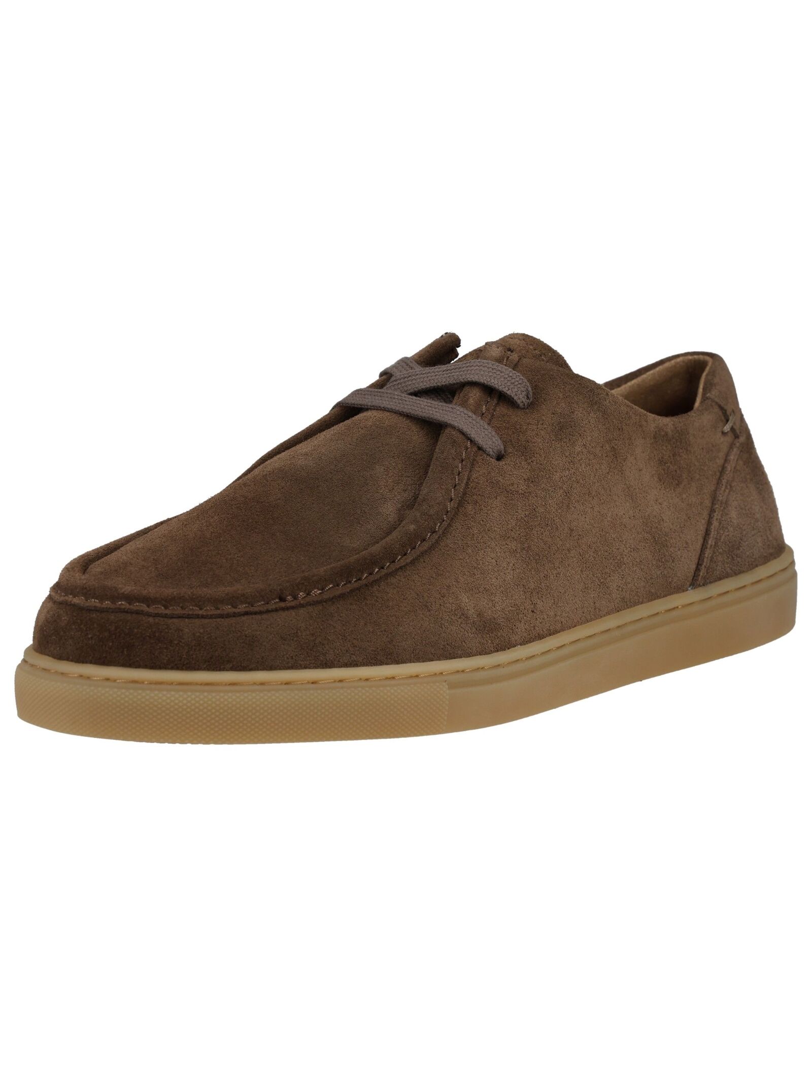 Schnürschuh MARC O'POLO "Marc O'Polo Halbschuhe Veloursleder", Herren, Gr. 43, taupe, Schuhe Schnürschuh