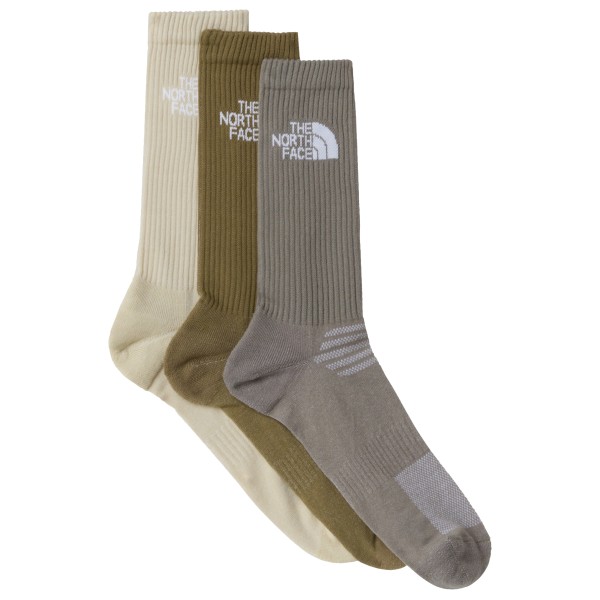 The North Face - Multi Sport Cush Crew Socks 3-Pack - Multifunktionssocken 44-46 | EU 44-46 grau