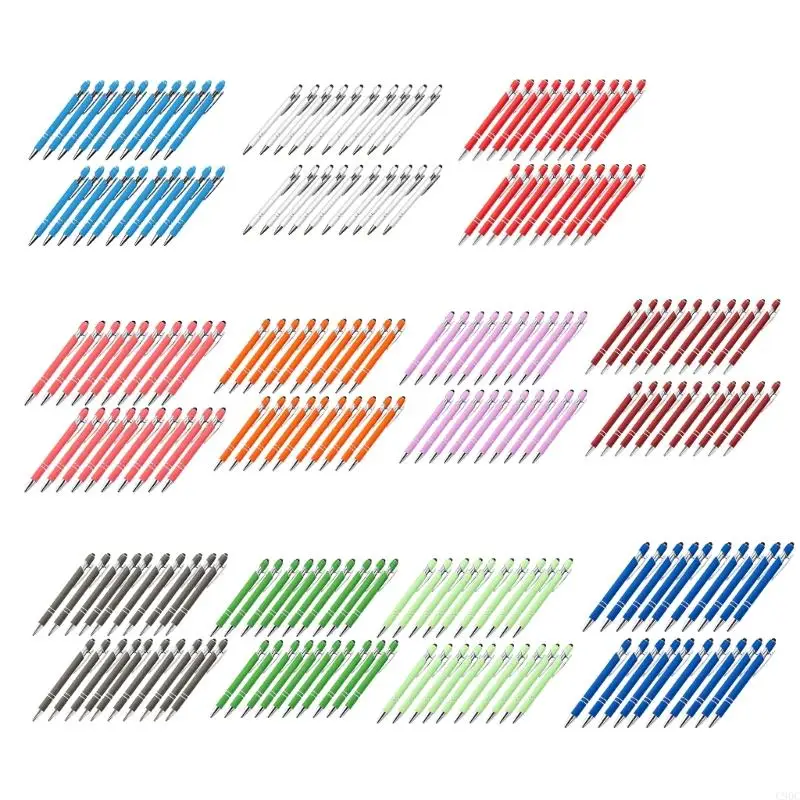 C90C Retractable Metal -Kugelschreiber mit berührender Bildschirm Stiftmetall Stift Clip Image