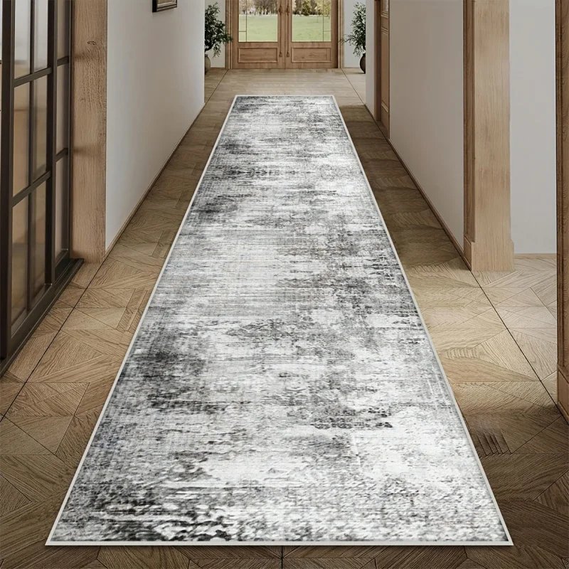 VIKAMA Luxus-Teppich mit Farbverlauf und Textur, Rutschfester und Langlebiger Flur-Läufer, Küchen- und Waschküchen-Teppich, Wohndekoration