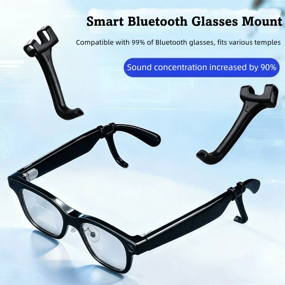 1 Paar Silikon Anti-Rutsch-Audioleitungsrohr, auslaufsicher, rutschfest, Silikon-Bluetooth-Schallrohr, Akustikrohr für KI-Geräte Image