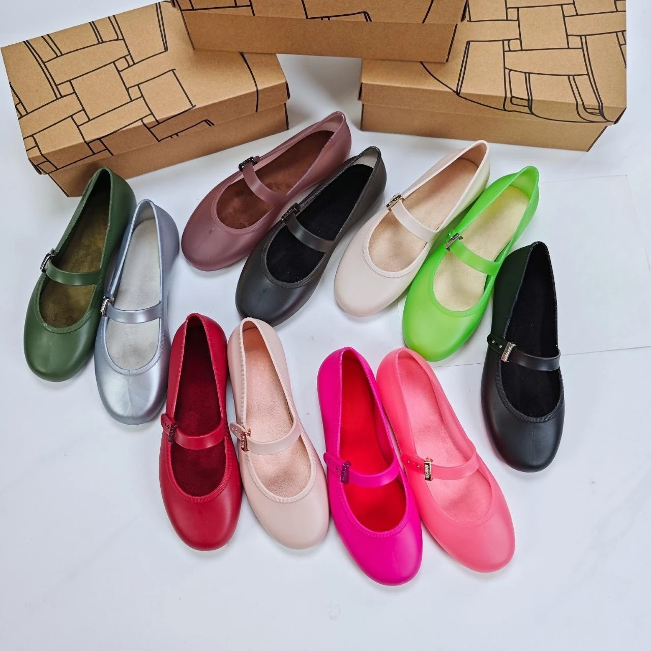 Herbst Damen Samt Ballett Schuhe frauen Flache Gelee Schuhe Erwachsene Mädchen Flacher Mund Retro Schnalle Casual Weiche Sohle Schuhe 35-40