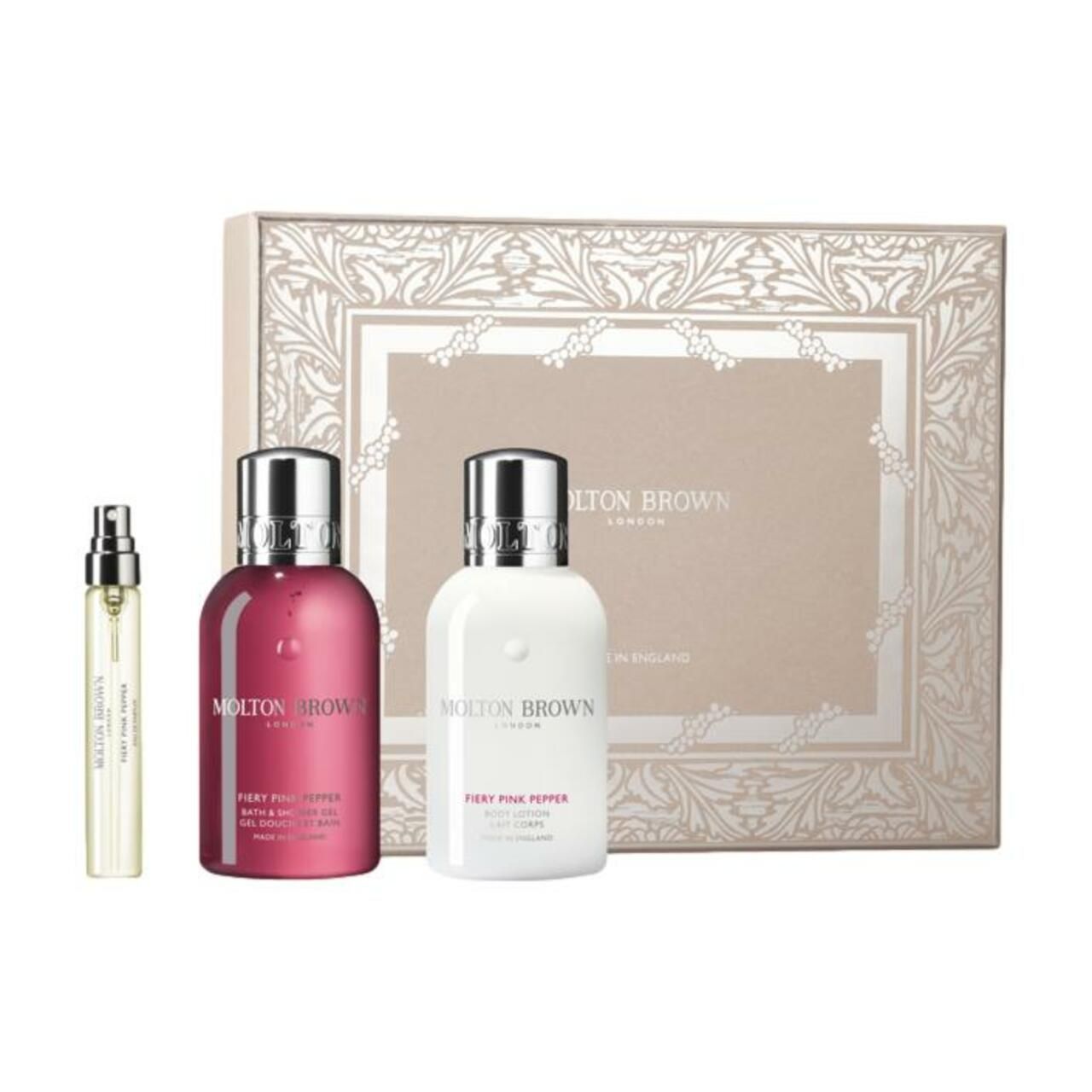 Molton Brown Fiery Pink Set Fragranza Donna Natale 1 ml Eau de Toilett