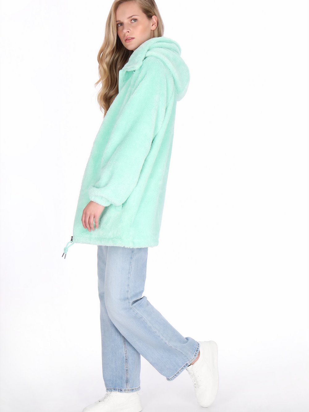 Schmuddelwedda Kapuzenpullover Damen mint, L Image