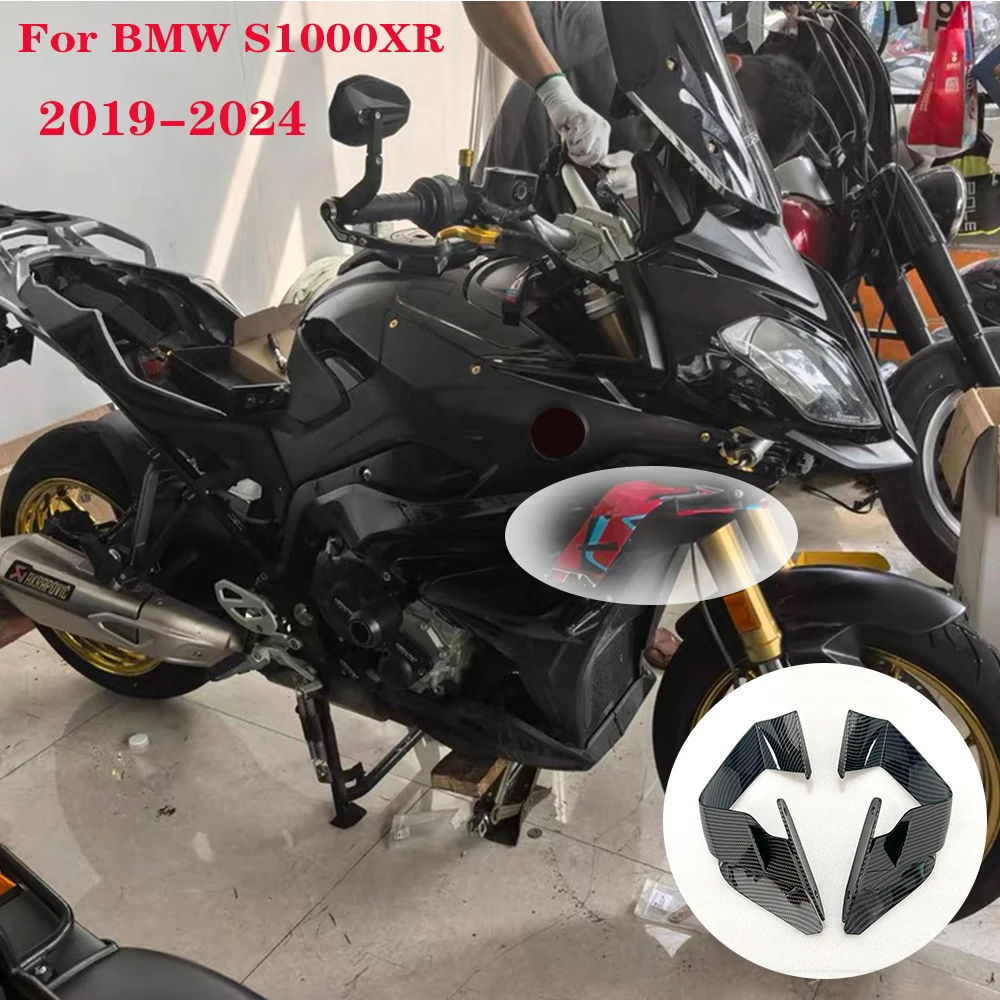 NEUE Für BMW S1000XR s1000xr 2019-2024 Motorrad teile front Flügel Aerodynamische Winglet Verkleidung Gugel Fixed Wing Image