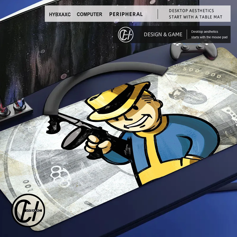 Heißes Spiel Fallout Schreibtischzubehör Büro Mauspad Gaming Abstrakt Groß 800x400mm Mauspad Gamer XXL Mause Teppich PC Schreibtisch Image