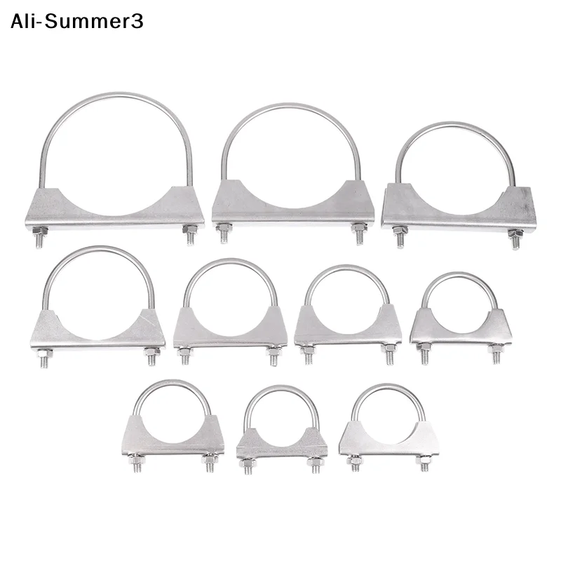 【Sum3】()1 Stück 2025 Neue Edelstahl-U-Schraube Unregelmäßiger Bolzen mit Absperrklappe und Mutter M8 Image