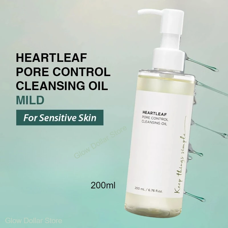 Koreanisches ANUA Heartleaf Pore Control Reinigungsöl Porenpflege Mitesser-Entferner Make-up Tägliches Tiefenreinigungsöl Hautpflege-Set Image