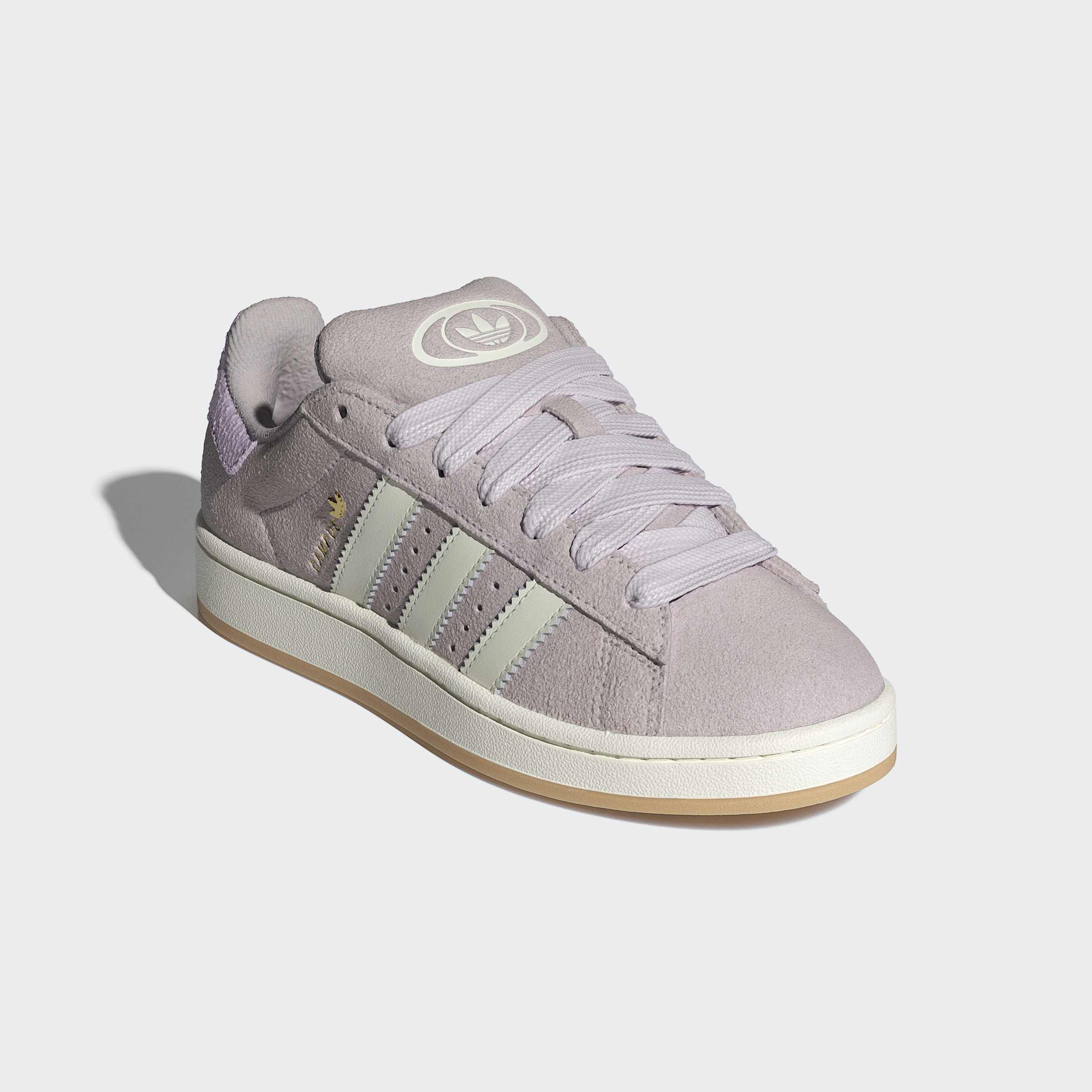 Sneaker ADIDAS ORIGINALS "CAMPUS 00S", Damen, Gr. 41, ice lila, sanftes weiß, powder plum, Leder, Schuhe Sneaker