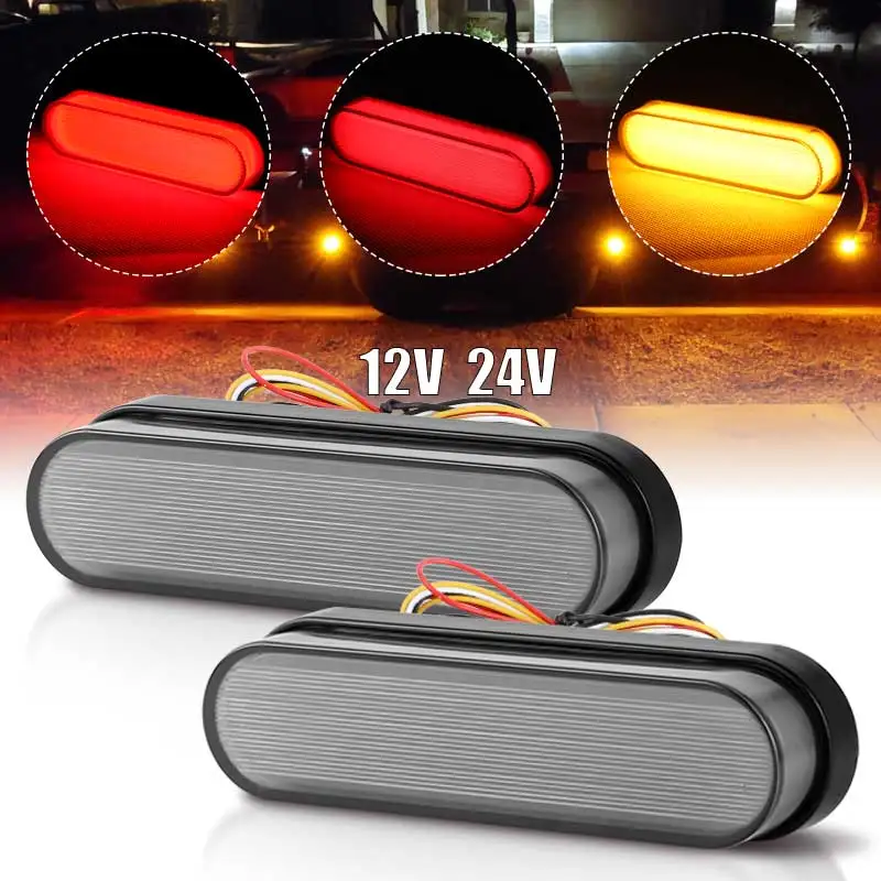 Luci LED 34 LED universali per moto, luce posteriore freno, indicatori di direzione a LED, fanali posteriori per moto, ATV, UTV, auto, camion 12V 24V