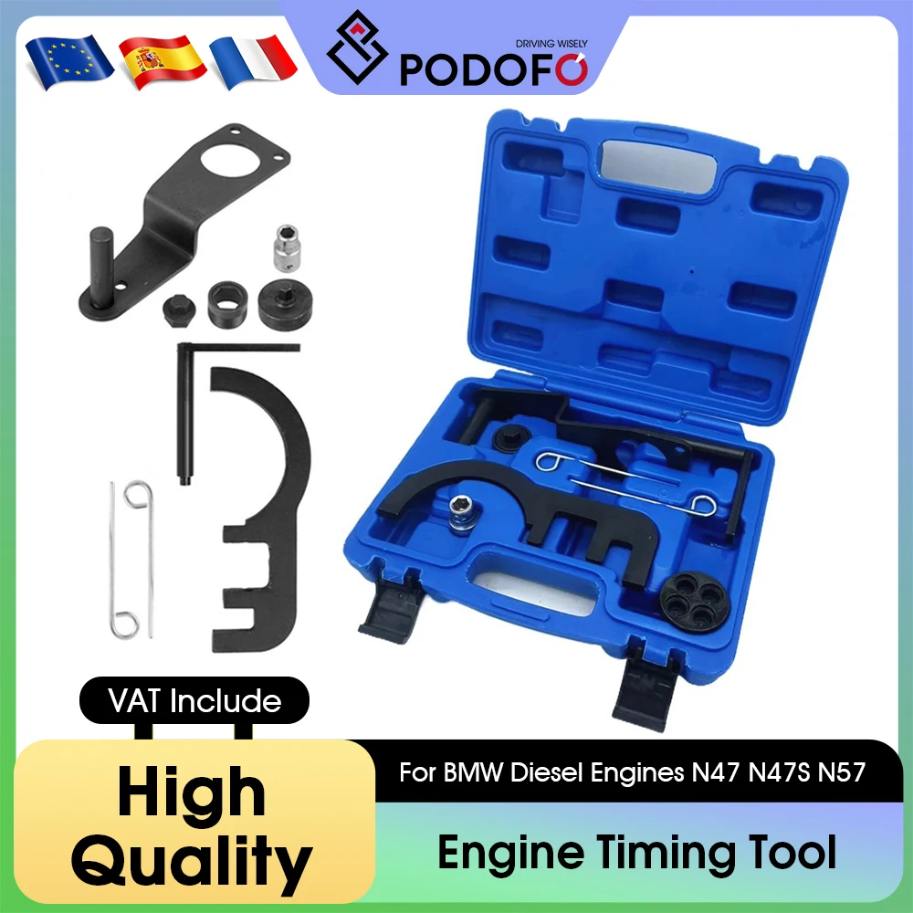 Set di Bloccaggio Albero Motore e Albero a Camme Inefala, Kit Attrezzi per Messa in Fase Motore, Sostituzione Catena di Distribuzione per Motore Diesel BMW N47 N47S 2.0L