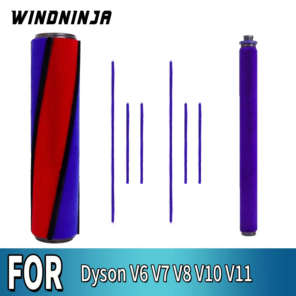 Spazzola a rullo morbida, strisce in peluche per aspirapolvere Dyson V6 V7 V8 V10 V11, accessorio di ricambio