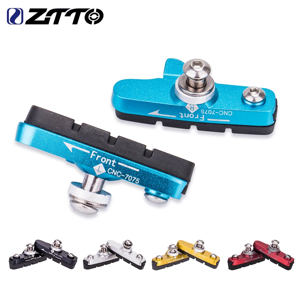 ZTTO Rennrad Bremsbeläge Gummi Bremsbeläge MTB Road Bremsblock Bremsen Halter Schuhe Zyklus Bremse Huf Teil V-Brake Halter Schuhe Image