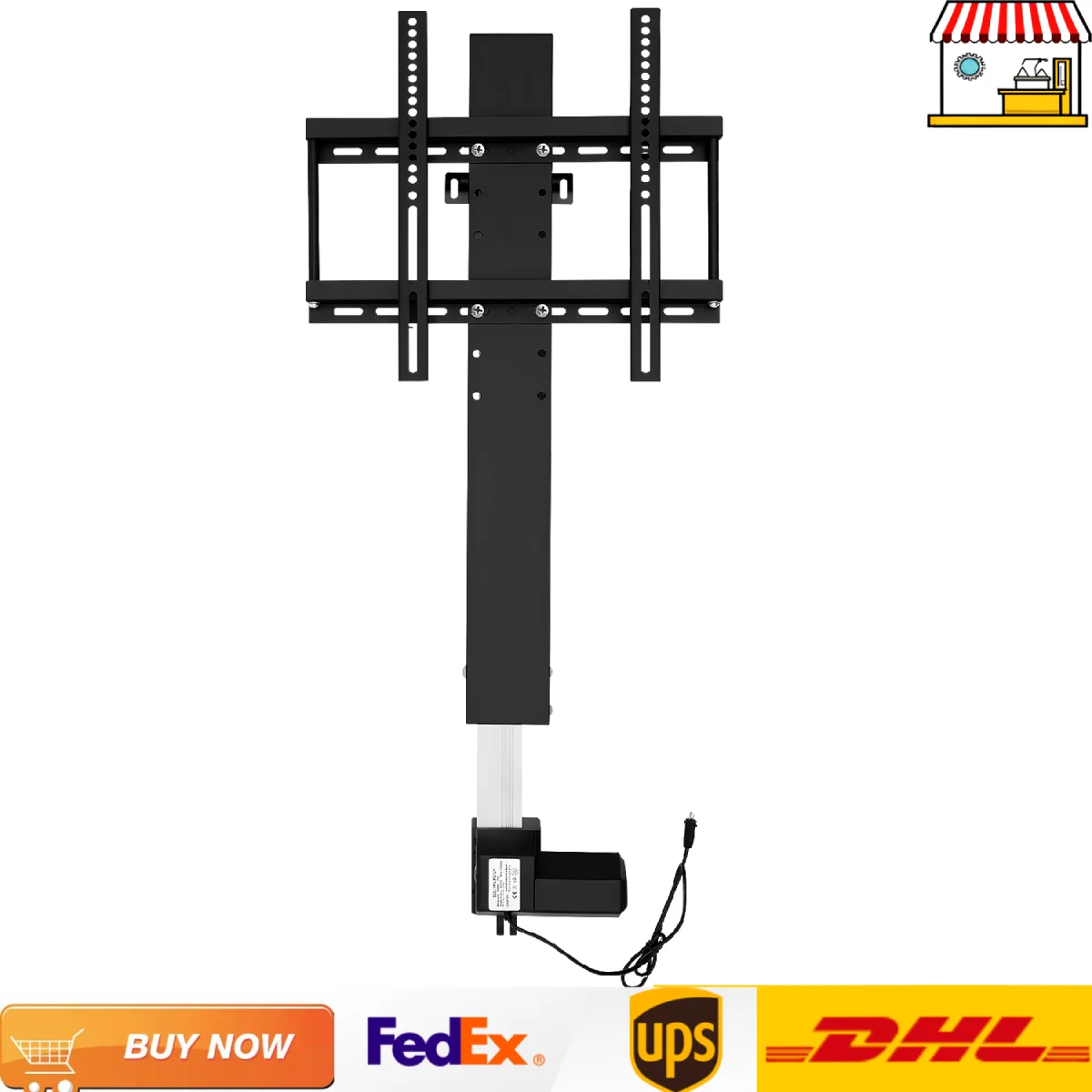 700mm motorisierter TV-Lift für 26-57 Zoll Fernseher | Wandmontierter Höhenverstellbarer TV-Ständer | Fernbedienbare TV-Lift-Halterung