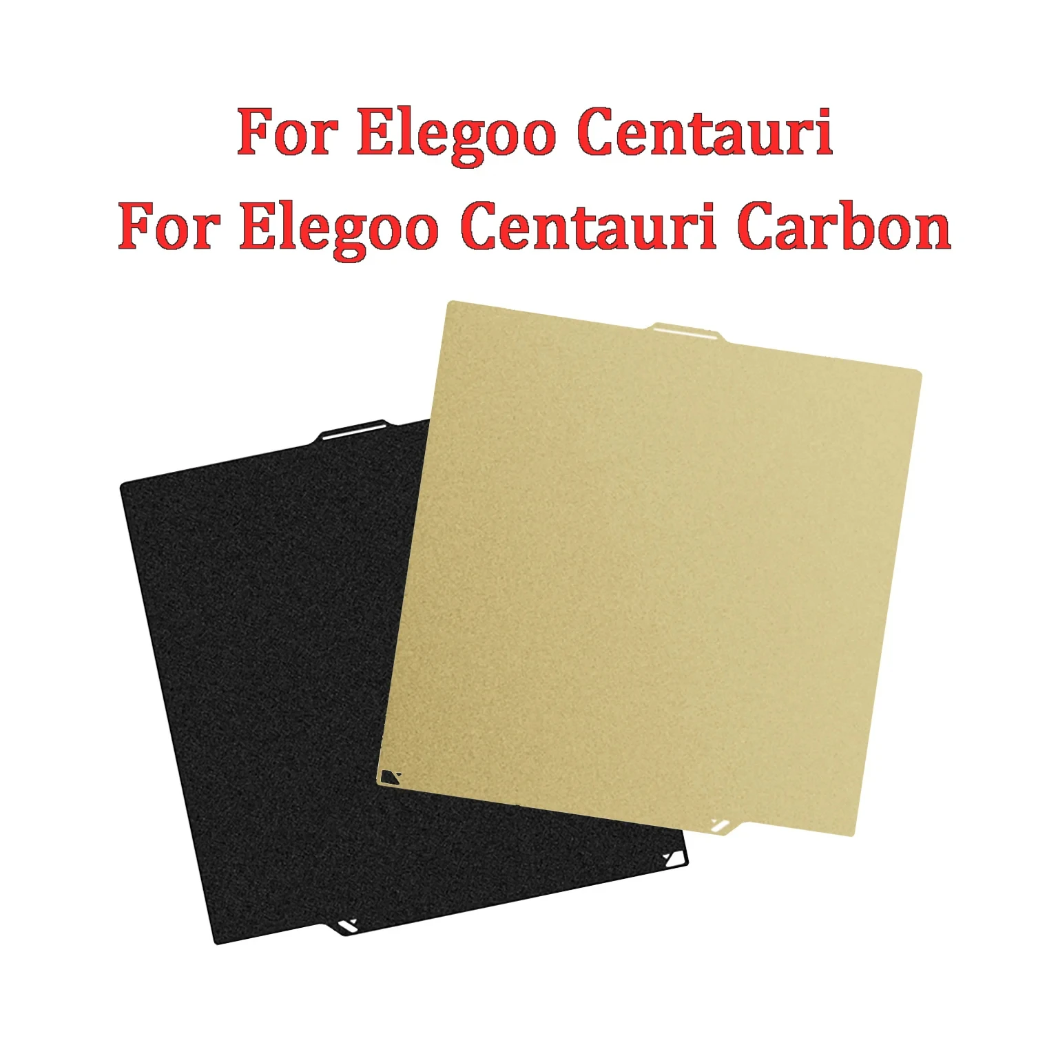 Für Elegoo Centauri Carbon PEI Bauplatte 260x271mm Verstärkte Super-Haftungsplatte Federstahl PEI-Bett für Elegoo Centauri Image