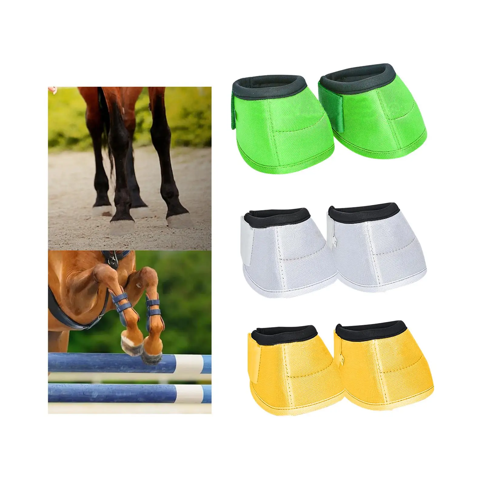 2er-Set Hufglocken für Pferde – Schnell anzubringende, langlebige Hufschützer für Reiten und Freilauf Image