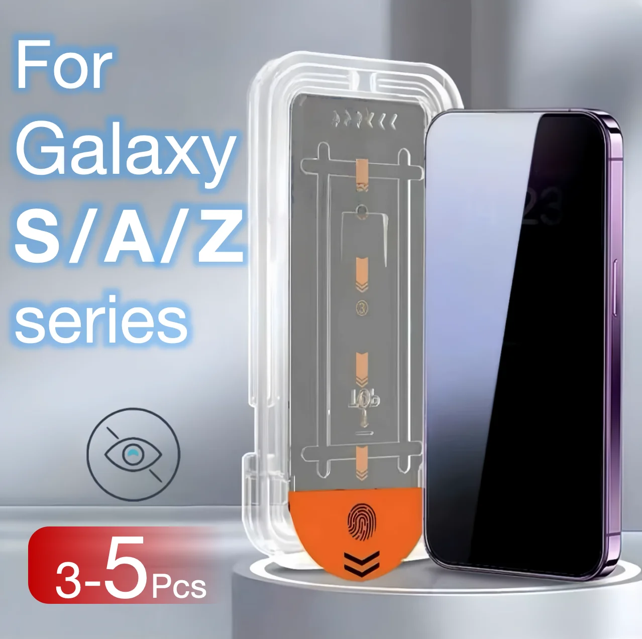 3-5Pcs Anti-Spy Für Samsung Galaxy S25 Rand S24 Ultra S23 S22 S21 Plus A55 A35 a15 A16 5G Screen Protector Gehärtetes Glas Image