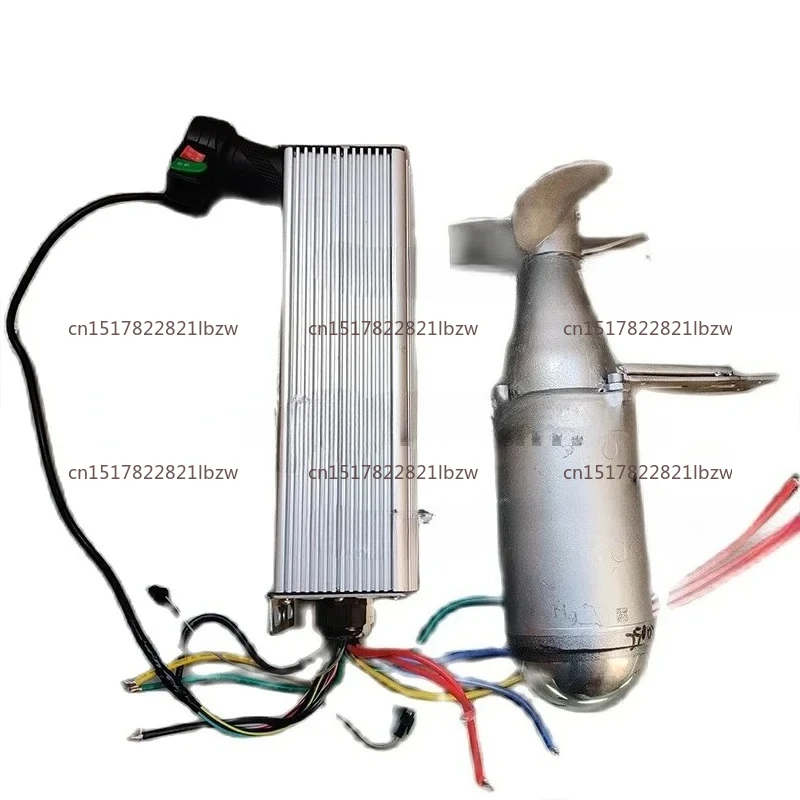 2500W 12V 24V 48V Bürstenloser Unterwasser-Propeller + Controller Propeller Elektromotor Fischboot Bürstenloser Seescooter Image