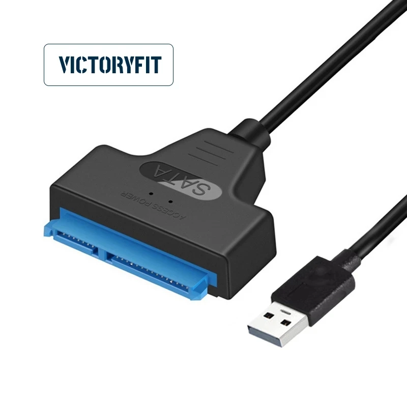 SATA-zu-USB 3.0/2.0-Kabel bis zu 6 Gbit/s für 2,5-Zoll-externe HDD SSD-Festplatte SATA 3 22-poliger Adapter USB 3.0 auf Sata III-Kabel Image