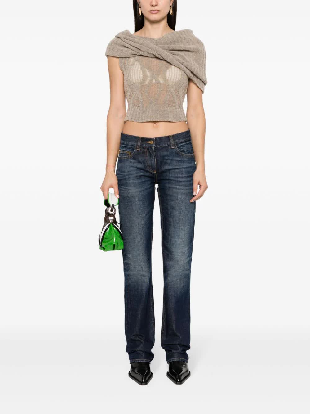 Denim Gerade Jeans Blau 26 (Größe)