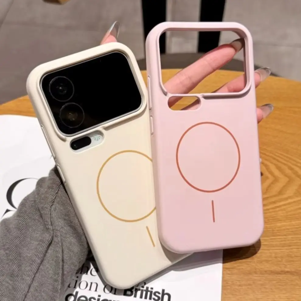 Flüssiges Silikon Candy Frosted für Magsafe Hülle für Xiaomi 17 Pro Max 15 15S 14 13 Pro MI 17ProMax Original magnetische Handyhülle Image