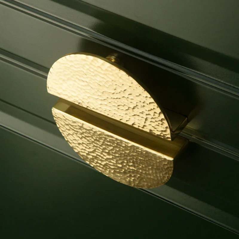 Hammer Messing Schrank Türgriff Schrank Schublade nordischen einfachen Luxus amerikanischen Griff Original Empfehlung Schrank Griffe Image