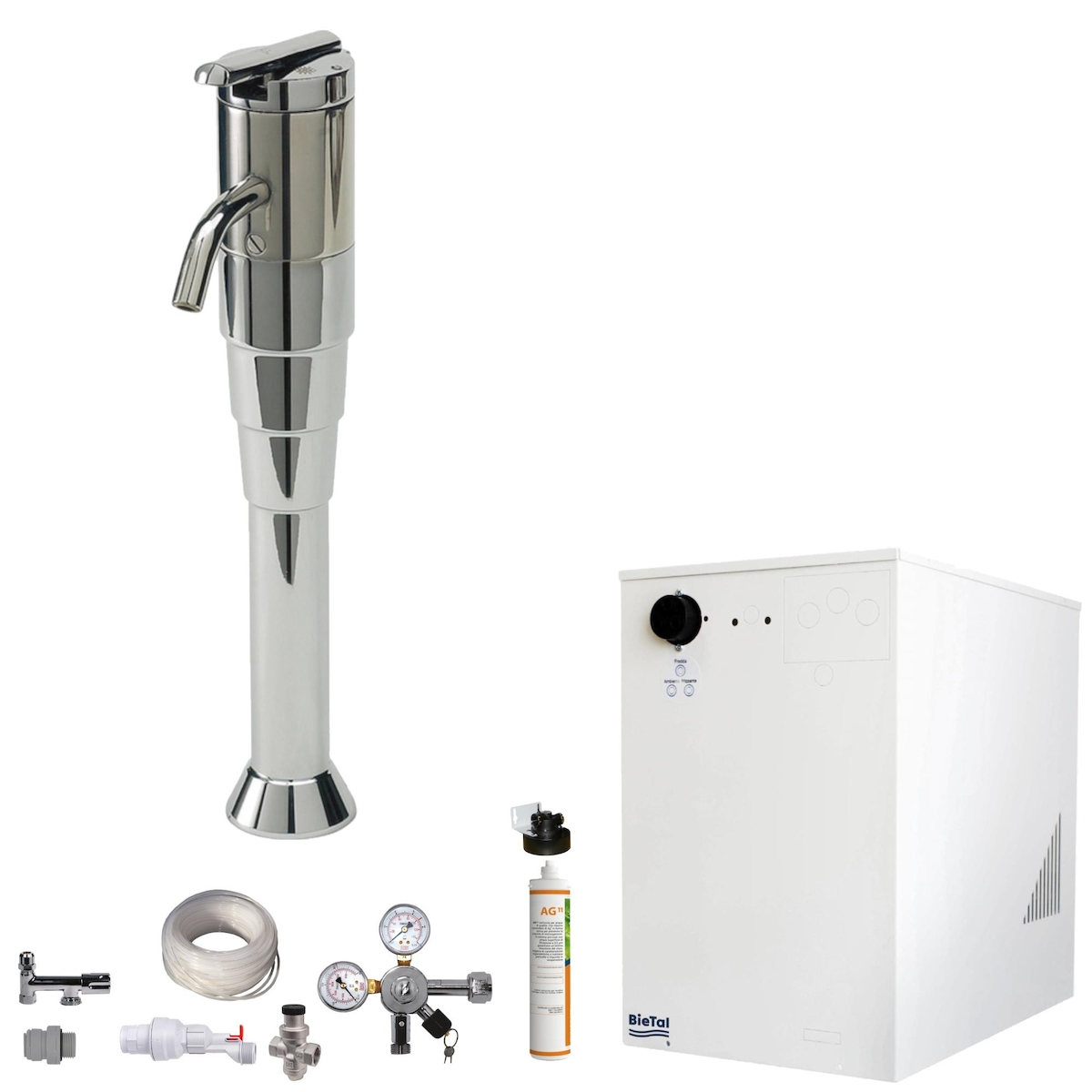 BieTal® Tafelwassergerät BieTal BT-30U Kühlung Schanksäule G68 Wasserfilter SET Image