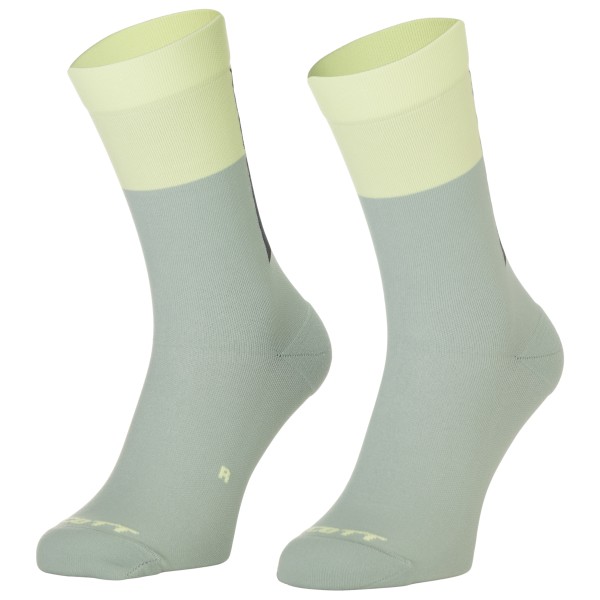 Scott - Block Stripe Crew - Radsocken 39-41 - M | EU 39-41 grau