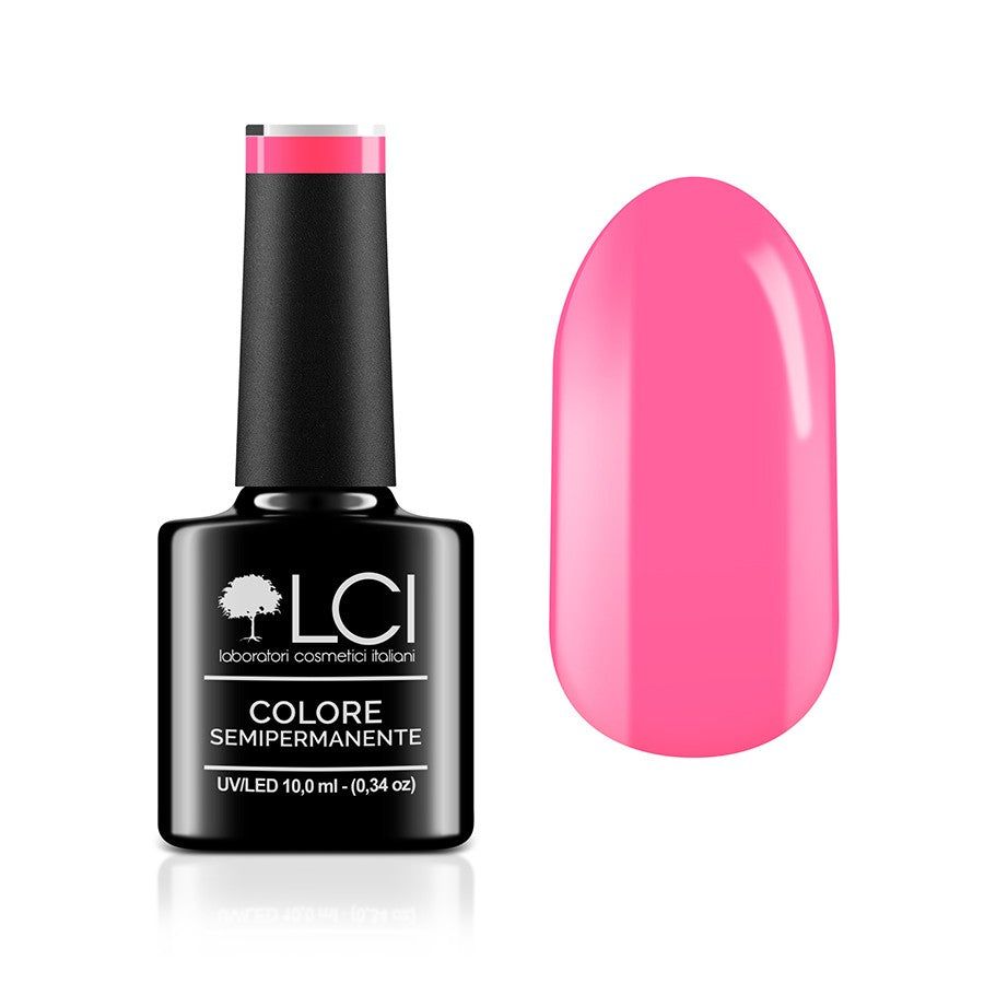 LCI Cosmetics - Smalto Semipermanente Rosso rosa 10 ml