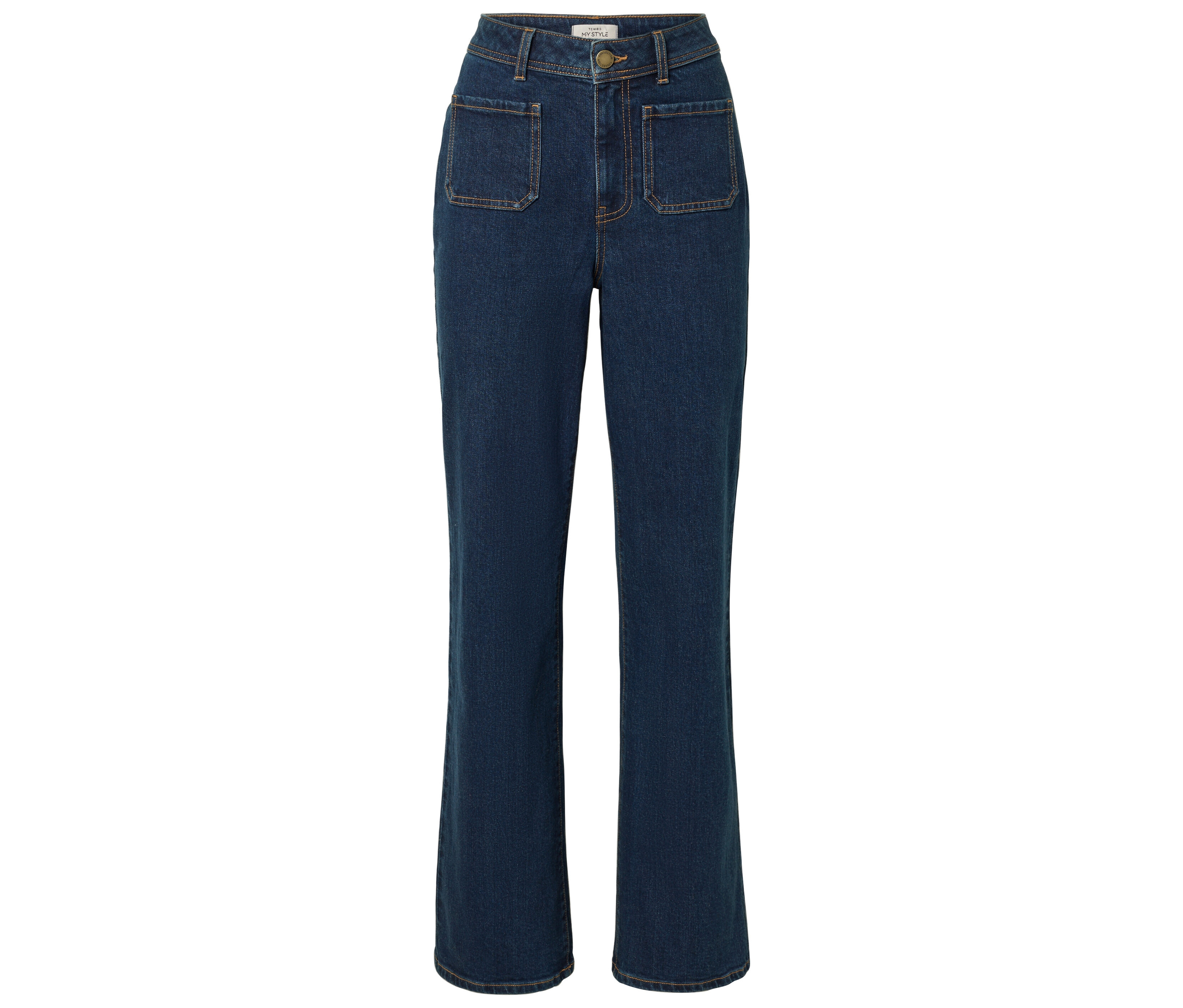 Tchibo - Flared Jeans – Fit »Cara« - Damen - Gr. 46 - dunkelblau