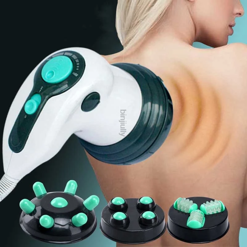 Elektrische Körper Massager Abnehmen Infrarot Anti-cellulite Maschine Massage Frauen Ganzkörper Schlank Entspannen Professionelle Schönheit Werkzeug rolle Image