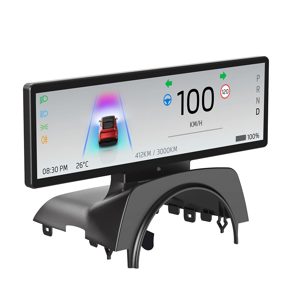 SATONIC 8,8'' Smart Carplay Instrumententafel für Tesla 2026 Neues Modell Y Juniper Unterstützt Kabelloses Carplay Android Auto GPS Image