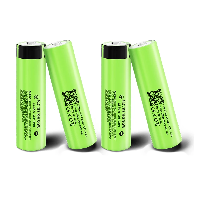 4PCS LiitoKala 34B-JT 100% Original 3,7 V NCR 18650B 3400 3400mAh Akkus Für Power Bank für Taschenlampe Image