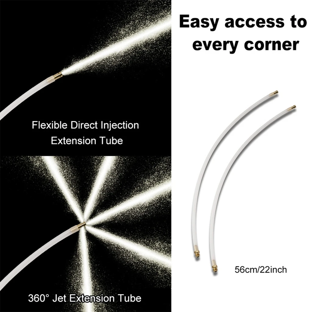 1 Stück Unterschichtspritzpistolen mit 360-Grad- und geraden Schläuchen für die automatische Wartung schwer zugänglicher Bereiche in der Fahrzeugbeschichtung Image