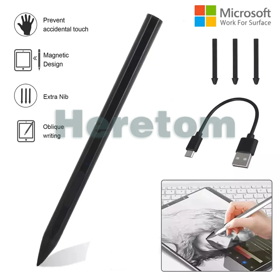 NEUER Stylus-Stift für Microsoft Surface Pro 3 4 5 6 7 8 / Surface Go1 2 3 Stylus-Stift Laptop Notebook Bluetooth-Lackstiftzugang