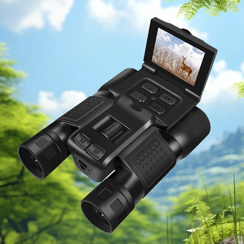 DT30 12X32 Fernglaskamera mit 2,5K HD 48MP 12X optischem 8-fachem Zoom Digitalteleskop 96M/1000M für Outdoor-Campingbegeisterte Image