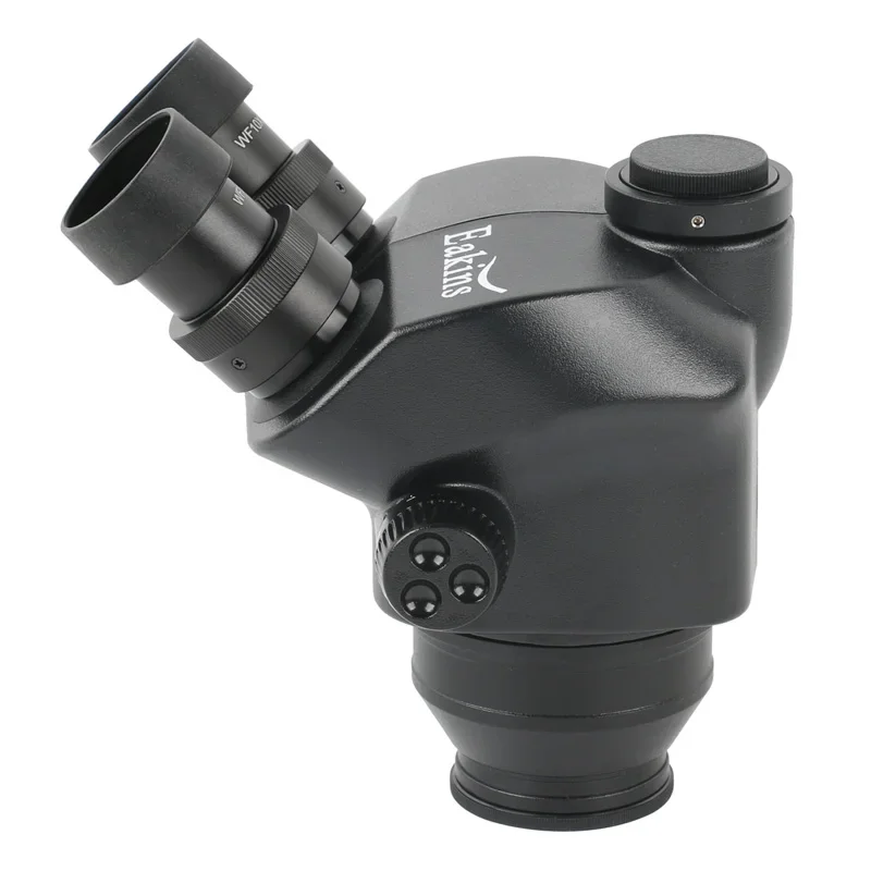 7X-45X 7X-50X Schmuck Stereo Mikroskop Trinokular Mikroskop Kopf WF10X/22mm Okular Gummi Eye-Guards Mikroskop Zubehör Image