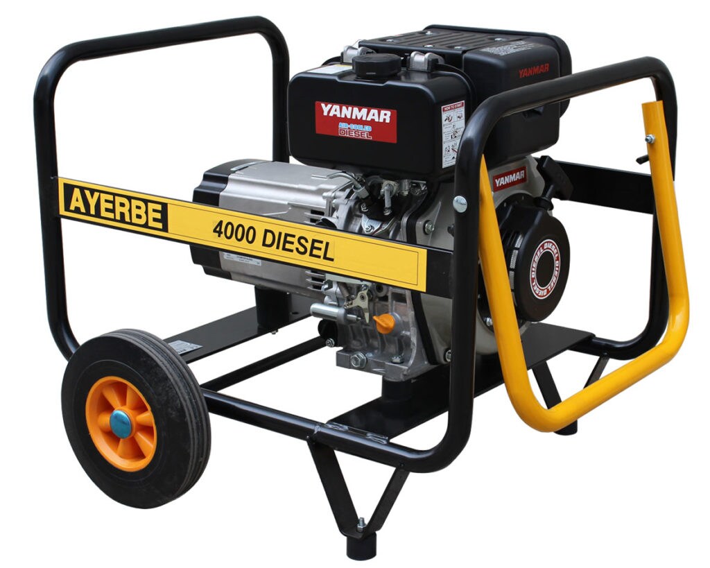 MAESTRO FERRETERO Diesel Stromerzeuger 4000 W MN 3000 U/min mit Handstart und Yanmar LN-70 Motor Image