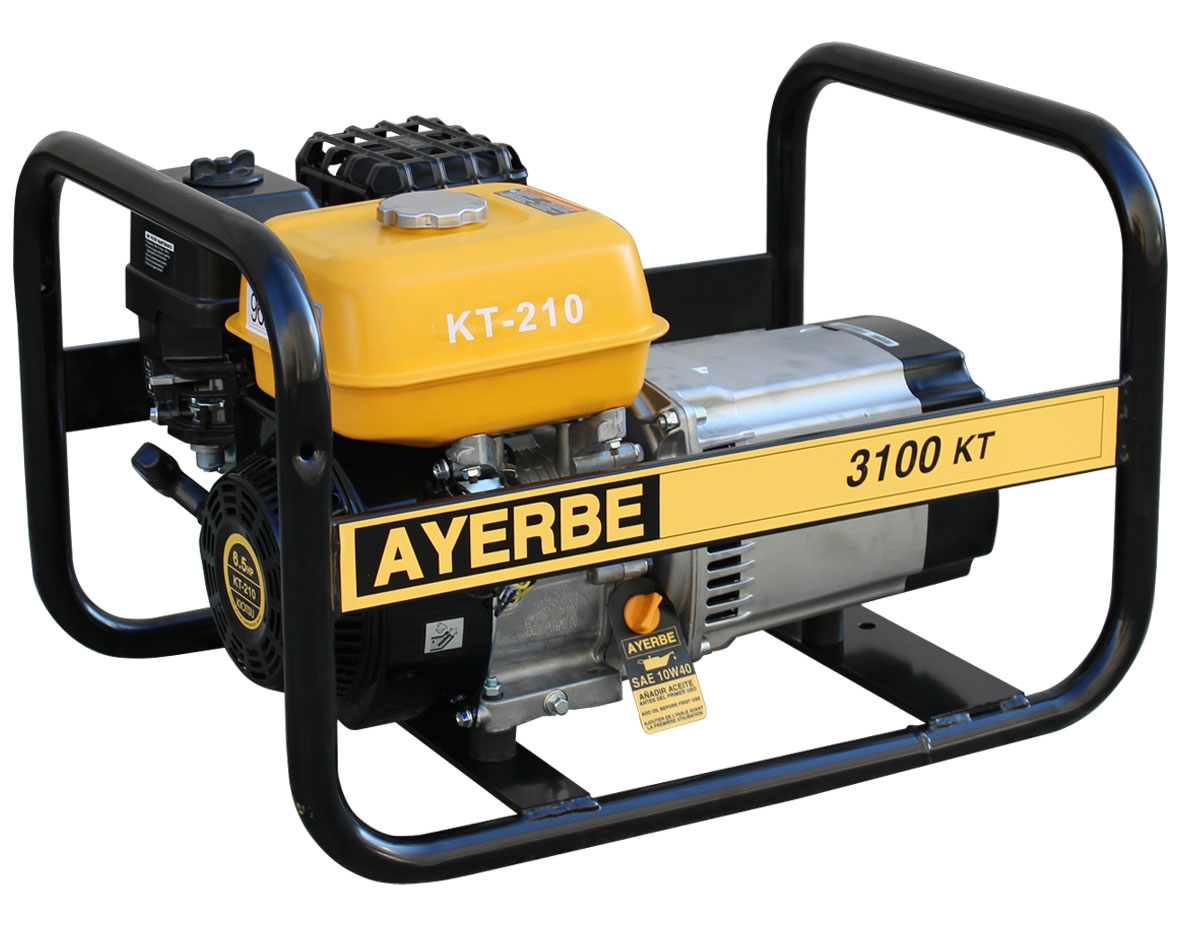 MAESTRO FERRETERO Benzingenerator 3100 KT MN Einphasig mit Elektrostart und Kiotsu KT-210 Motor Image