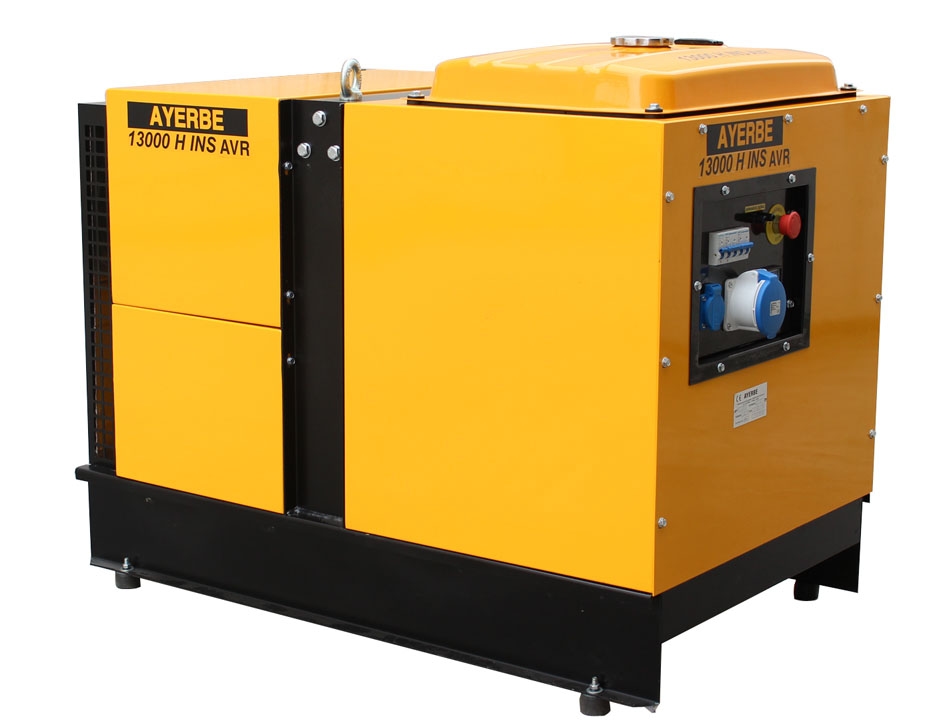 MAESTRO FERRETERO Schallgedämmter Benzingenerator 15000 W MN mit Elektrostart und Honda Motor Image