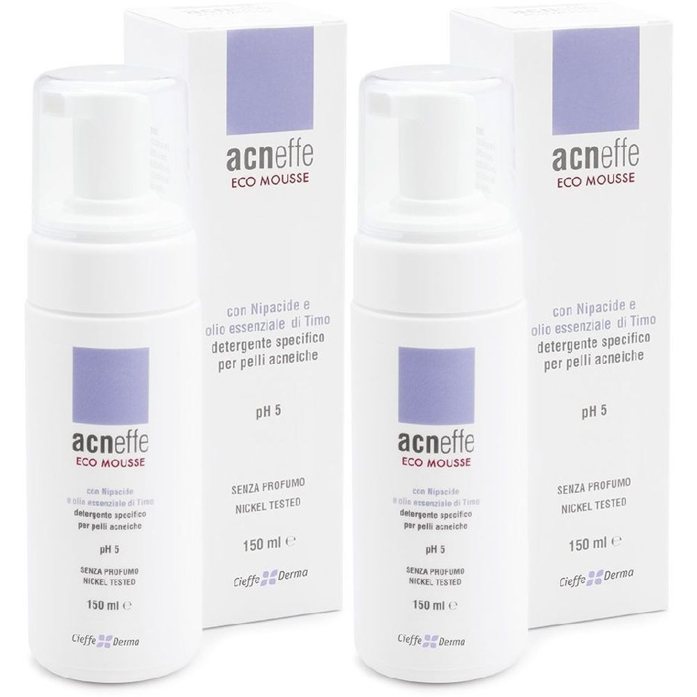 Cieffe Derma Acneffe Eco Mousse 2x150 ml Schiuma