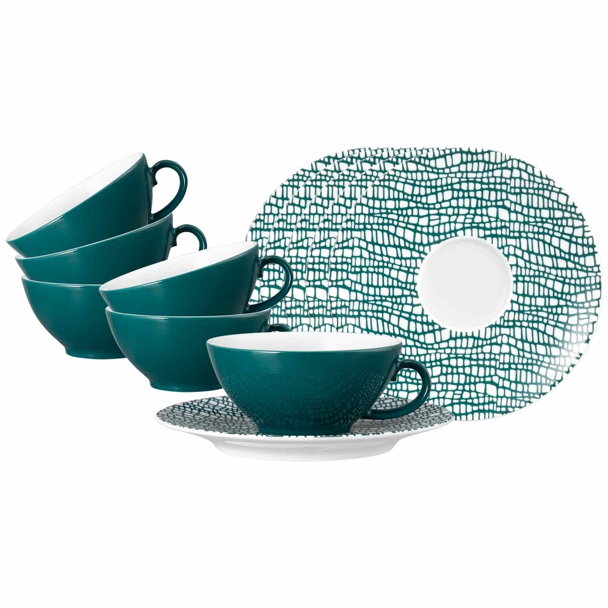 Seltmann Weiden Life Fashion Teetasse mit Untertasse 140 ml 6er Set - Trendy Petrol Image
